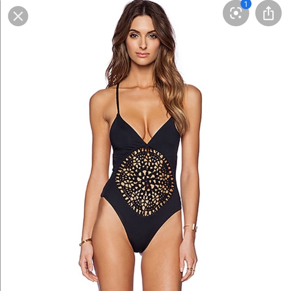 Frankies Bikinis Black One-piece Size XS - Picture 4 of 4